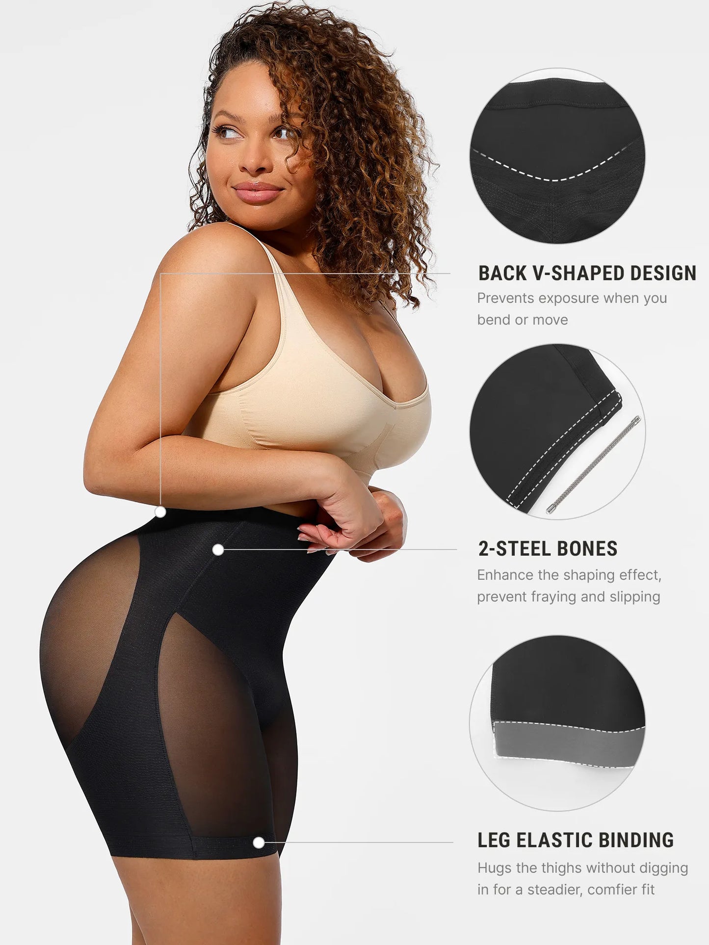 Nuvora™ High-Waisted Mid Thigh Short